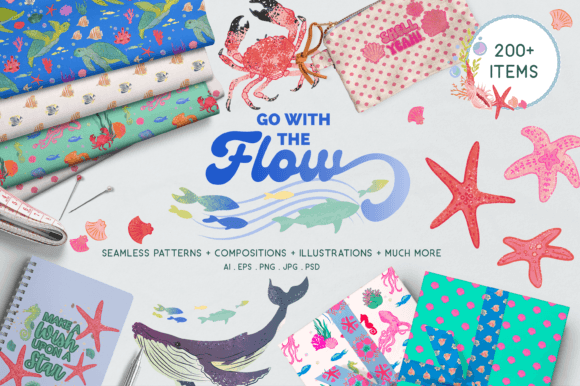 Download Under the Sea Ocean Life Digital Clipart - Art Collection