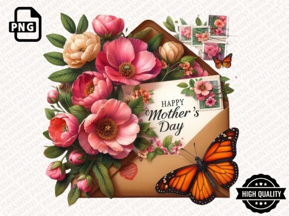 Download Mother's Day Floral Clipart PNG - Art Collection