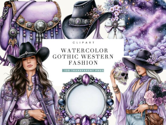 Download Gothic Western Fashion Clipart - Art Collection
