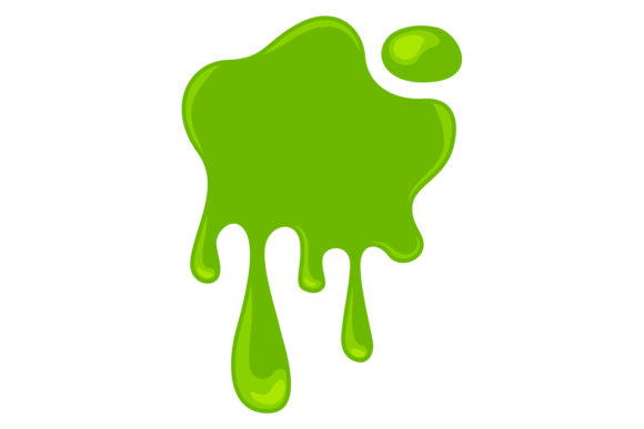 Download Dripping Green Slime. Cartoon Toxic Blob - Art Collection