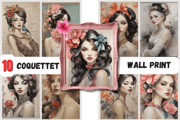 Download Coquette Aesthetic Wall Art Prints - Art Collection