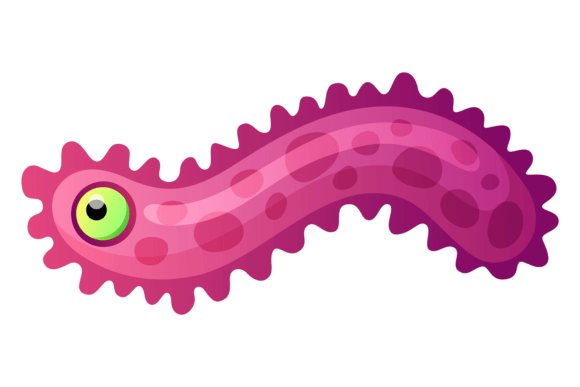 Download Funny Amoeba Cell. Cartoon Microbiology - Art Collection