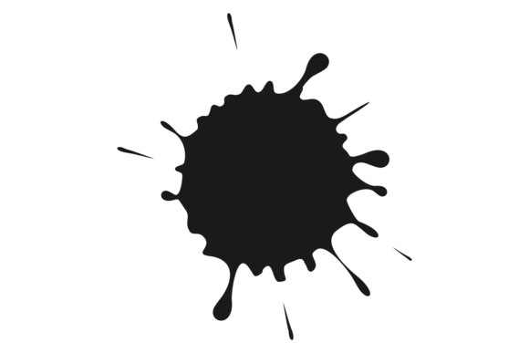 Download Paint Splash. Artistic Ink Blob Black St - Art Collection