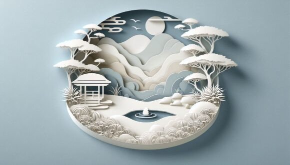 Download Minimalism Art of a Japanese Zen Garden - Art Collection