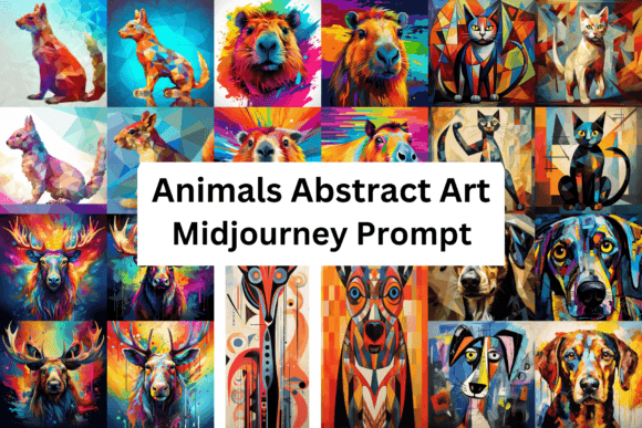 Download Prompt for Animals Abstract Art - Art Collection