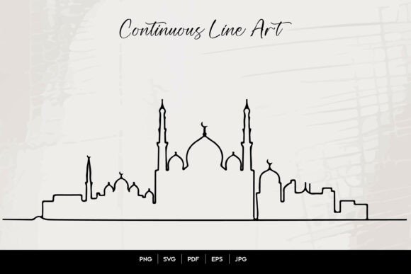 Download Brisbane Skyline Continuous Line Art - Art Collection