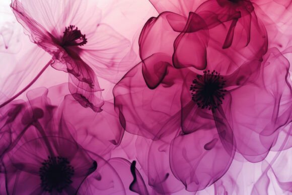 Download Delicate Pink Floral Abstract Art Backgr - Art Collection