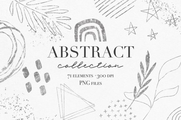 Download Silver Abstract Design Elements Clipart - Art Collection
