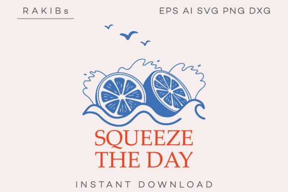 Download Squeeze the Day Lemon Sea Art SVG PNG - Art Collection