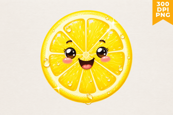 Download Lemon Citrus Slice Summer Vibe Clipart - Art Collection