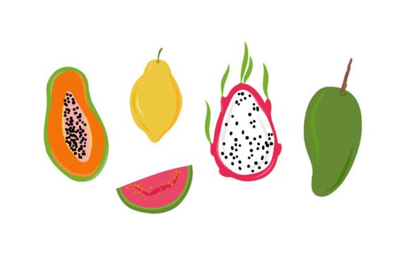 Download Tropical Fruits Clipart - Art Collection