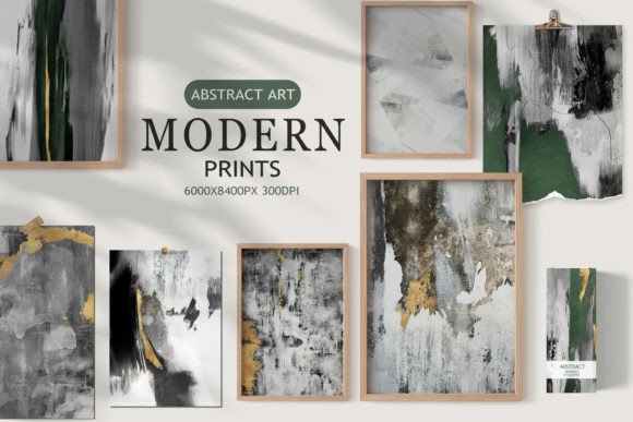 Download Abstract Art Print, Wall Art, Black - Art Collection