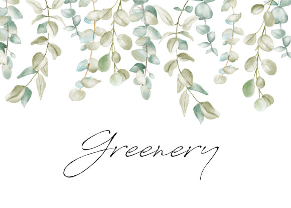 Download Watercolor Greenery Eucalyptus Clipart - Art Collection