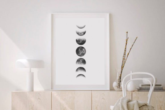 Download Moon Phase Wall Art Prints - Art Collection