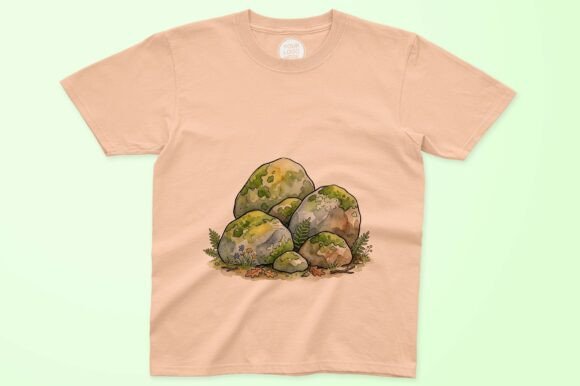 Download Earth-themed Stones Watercolor Art - Art Collection
