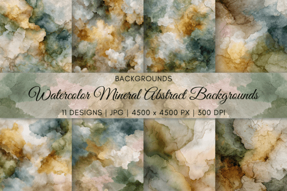 Download Watercolor Earthy Abstract Backgrounds - Art Collection