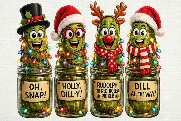 Download Funny Christmas Pickle PNG Clipart - Art Collection