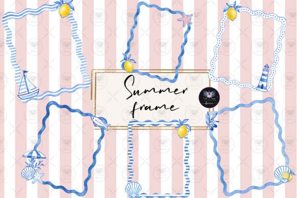 Download Summer Frame Clipart Watercolor - Art Collection