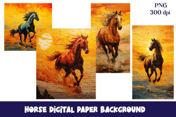 Download Autumn Horse Oil Wall Art Prints - Art Collection