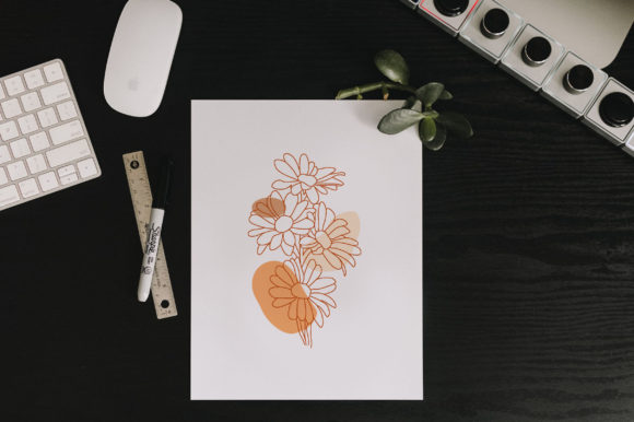 Download Line Art Floral Wall Art Minimalist - Art Collection