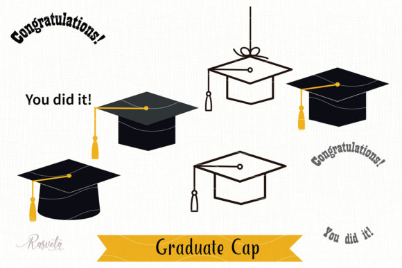 Download Silhouette Graduate Cap Clipart 2020 - Art Collection