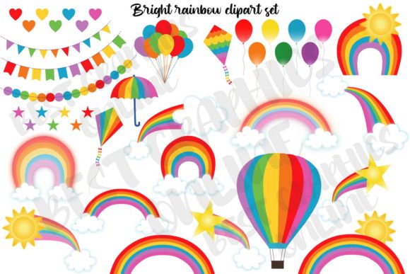 Download Rainbow Clipart Cloud Sun Cute Weather - Art Collection