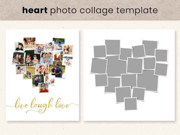Download Heart Photo Collage Template - Art Collection