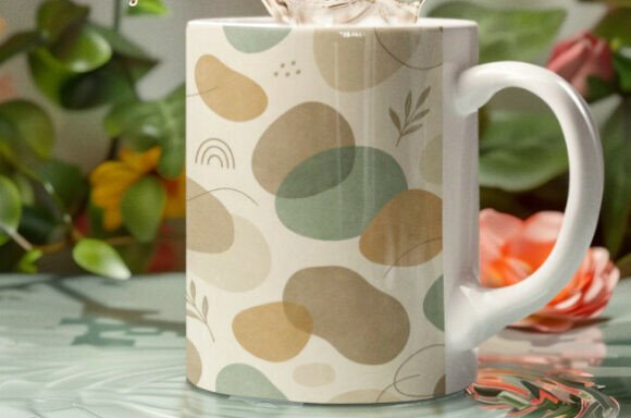 Download Soft Earthy Abstract Shapes Pattern - Art Collection