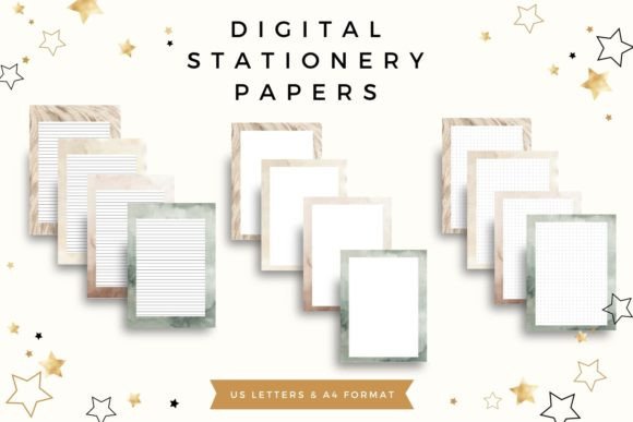 Download Earth Tones Stationery Papers - Art Collection