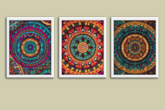 Download Boho Mandala Colorful Wall Art Prints - Art Collection